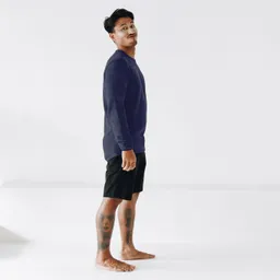The Driftwood Tales The Driftwood Tales Herren vegan Dünner Pullover Dunkelblau – Produktbild 1 von 1
