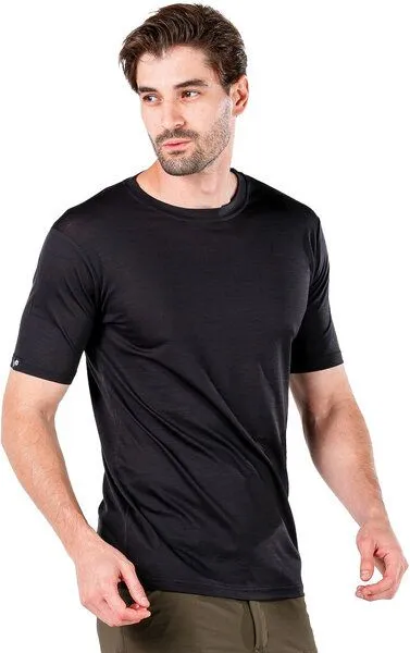 Woolona Woolona Merino T-Shirt - NOTUS - 100% Merinowolle, Schwarz, – Produktbild 2 von 2