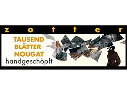 Zotter Zotter Bio-Schokolade Handgeschöpft mit individuell gest. Banderole, Blätternougat 20 g – Produktbild 1 von 1