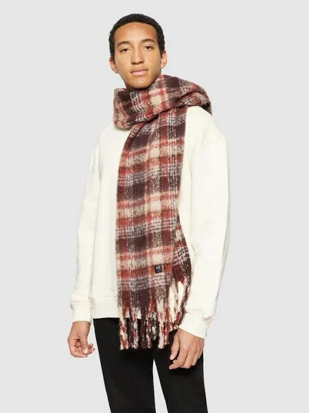 KnowledgeCotton Apparel KnowledgeCotton Apparel Karierter Schal, Brown check, – Produktbild 2 von 4