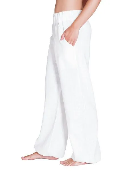 SCHAZAD Leinenhose DELIGHT von SCHAZAD, Weiss, – Produktbild 3 von 4