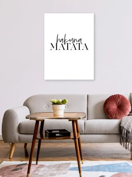 Photocircle Photocircle Poster / Leinwandbild - Hakuna Matata No2 – Produktbild 6 von 8