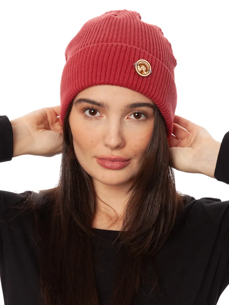 FellHerz FellHerz Mütze bio & fair & vegan, Rot, – Produktbild 1 von 5
