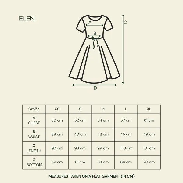 NORDLICHT NORDLICHT Musselin Kleid Eleni aus 100% Bio-Baumwolle, Waldgrün (grün), – Produktbild 4 von 4