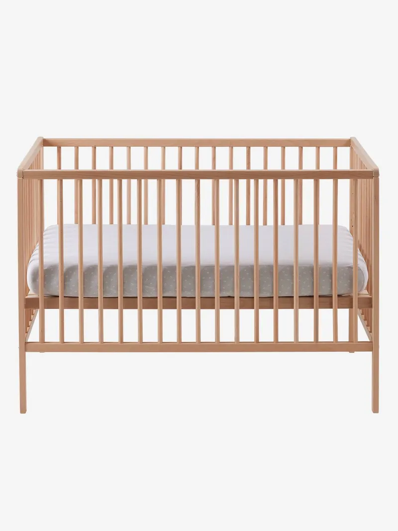 Vertbaudet Vertbaudet Babybett COCOON 60x120 cm Gitterbett, Braun, – Produktbild 4 von 4