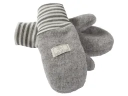 Pickapooh Pickapooh Baby und Kinder Fäustlinge Bio-Merinowolle Fleece grau Gr.2 (bis 2 Jahre) – Produktbild 1 von 1