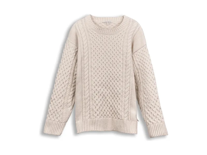 Living Crafts Living Crafts Strickpullover BANTRY, macadamia L, Natur, – Produktbild 1 von 2