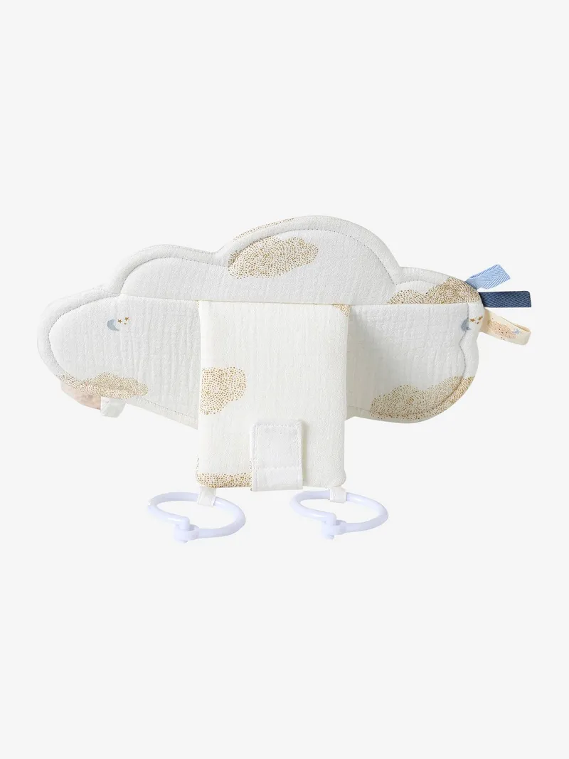 Vertbaudet Baby Activity-Spiegel WOLKE zum Aufhängen oder Aufstellen, Weiß, – Produktbild 4 von 4
