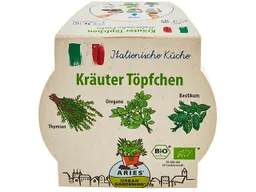 Aries Aries 3 Bio-Kräutertöpfchen "Italienische Küche" – Produktbild 1 von 1