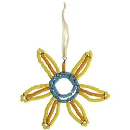 Global Mamas Global Mamas Upcycling Christbaumschmuck - Sonnenblume - Geschenkdeko - Weihnachtsdeko – Produktbild 1 von 1
