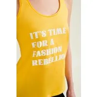 Wellicious Wellicious Racer Tank with Print, Sunshine, – Produktbild 1 von 1