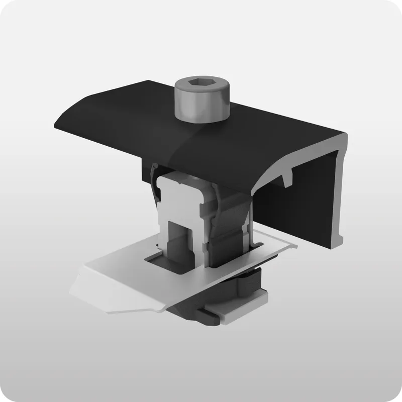 K2 Systems K2 Systems Universald Endklemme 25-40 Schwarz Eloxiert - 2004545 – Produktbild 2 von 2
