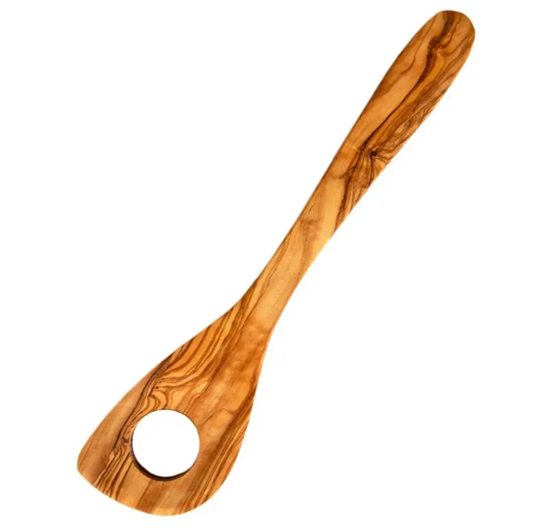 Olivenholz erleben Olivenholz erleben Risottolöffel (30 cm) aus Olivenholz – Produktbild 5 von 8