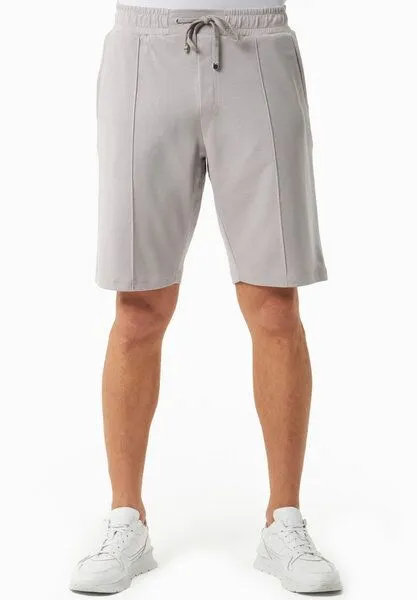 ORGANICATION ORGANICATION Sweatshorts aus TENCEL Modal und Bio-Baumwolle, Light grey, – Produktbild 2 von 4