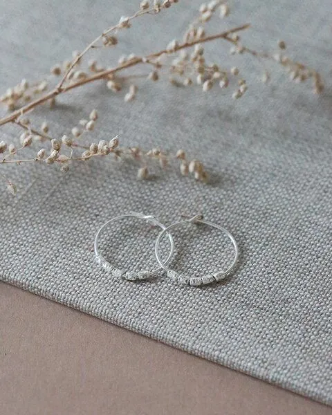 pikfine pikfine Creolen "Julie", Silber, – Produktbild 1 von 2