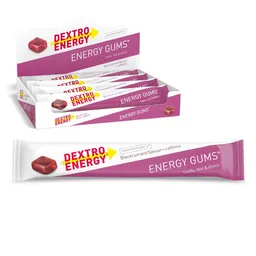 DEXTRO ENERGY Energy Gums - 8x45g - Blackcurrant + Caffein – Produktbild 1 von 1