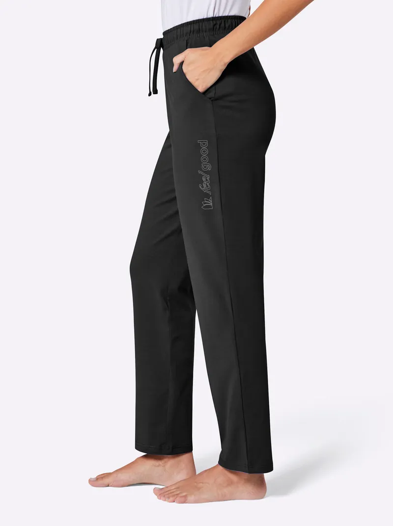 feel good Hose schwarz, Schwarz, – Produktbild 2 von 3