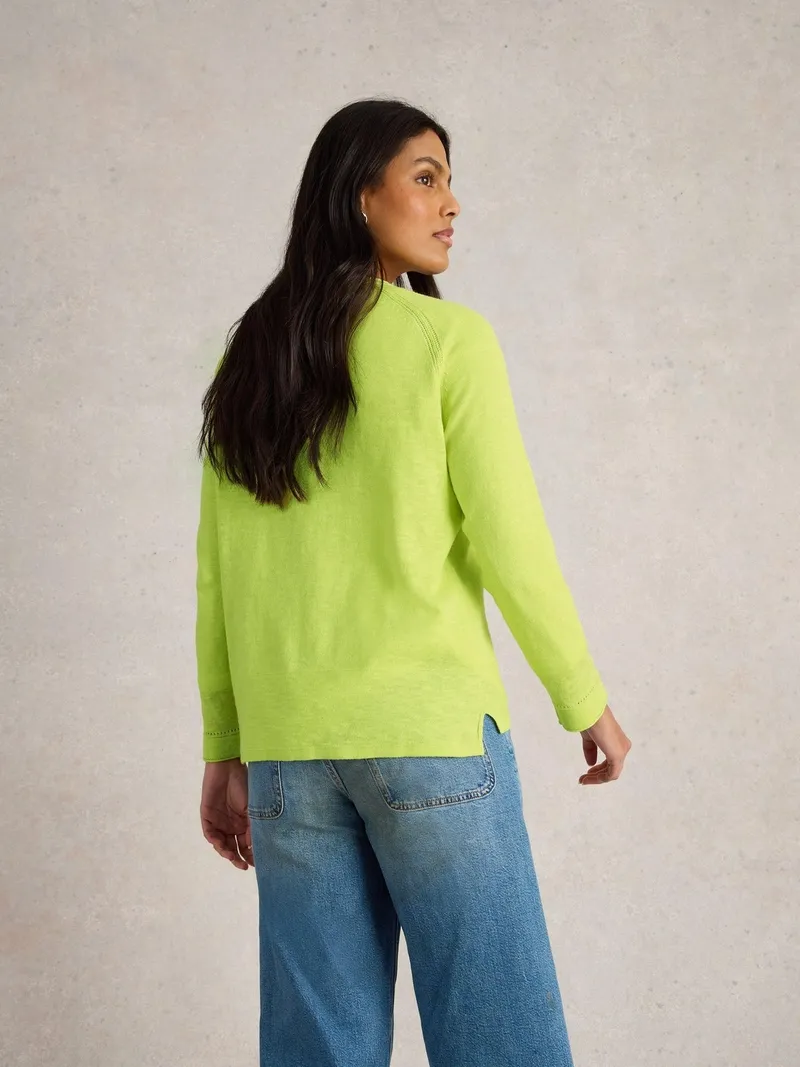 White Stuff Pullover Naria aus Leinenmischung - 34, Gelb, – Produktbild 4 von 4