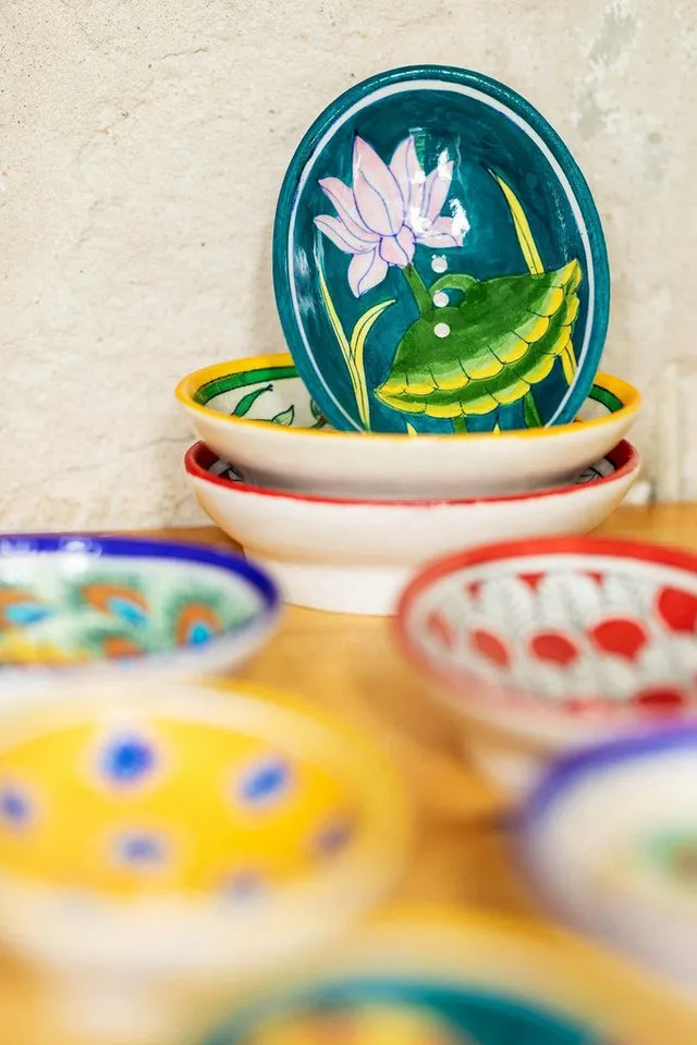 Tranquillo Tranquillo Seifenschale Blue Pottery, Grün, – Produktbild 4 von 4