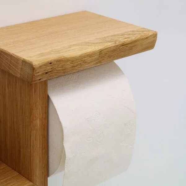 Woodkopf Woodkopf Toilettenpapierhalter LOTHAR aus Holz – Produktbild 3 von 4