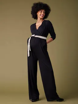 Envie De Fraise Weiter Umstands-Jumpsuit mit Wende-Gürtel ENVIE DE FRAISE – Produktbild 1 von 1