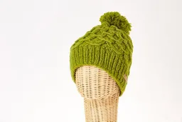 short'n'pietz short'n'pietz Schurwollmütze mit Rautenzopfmuster und Bommel – Produktbild 1 von 1