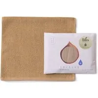 thies thies 1856 ® veganes Gäste-Handtuch aus japanischer Biobaumwolle gefärbt mit recyceltem Gemüse – Produktbild 1 von 1