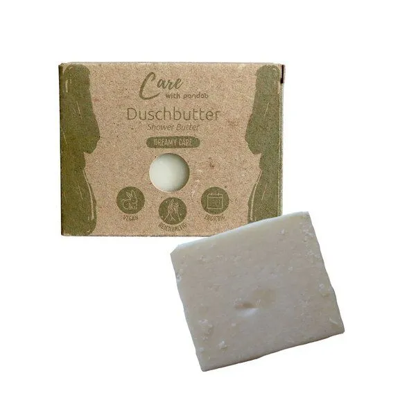 pandoo pandoo Duschbutter Dreamy Care 100g - Dreamy Care - Naturkosmetik – Produktbild 1 von 4