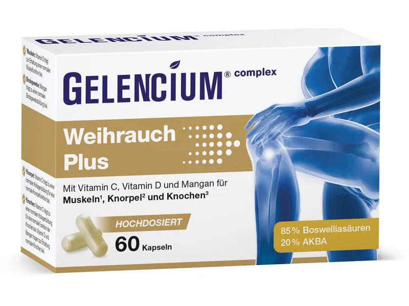 GELENCIUM GELENCIUM Weihrauch Plus hochdosiert mit Vitamin C KAP, 60.5 g – Produktbild 1 von 5