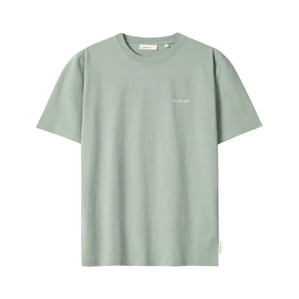 SALZWASSER JONTE – T-Shirt (Unisex) aus 100% Bio-Baumwolle (GOTS) von SALZWASSER, Salbei (grün), – Produktbild 1 von 3