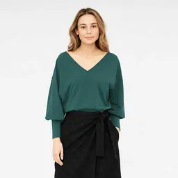 WiDDA berlin WiDDA berlin Longsleeve AVA Petrol aus Bio-Baumwolle – Produktbild 1 von 1