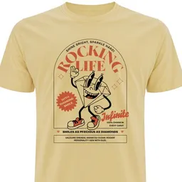 Spreecult Spreecult Rocking Life - Bio und Fair - Männer Unisex T-Shirt - Fun Retro 70er 60er – Produktbild 1 von 1