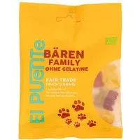El Puente El Puente Bärenfamily - Bio-Fruchtgummi ohne Gelatine | Fair Trade | Bio-zertifiziert | Vegan | Glutenfrei – Produktbild 1 von 1