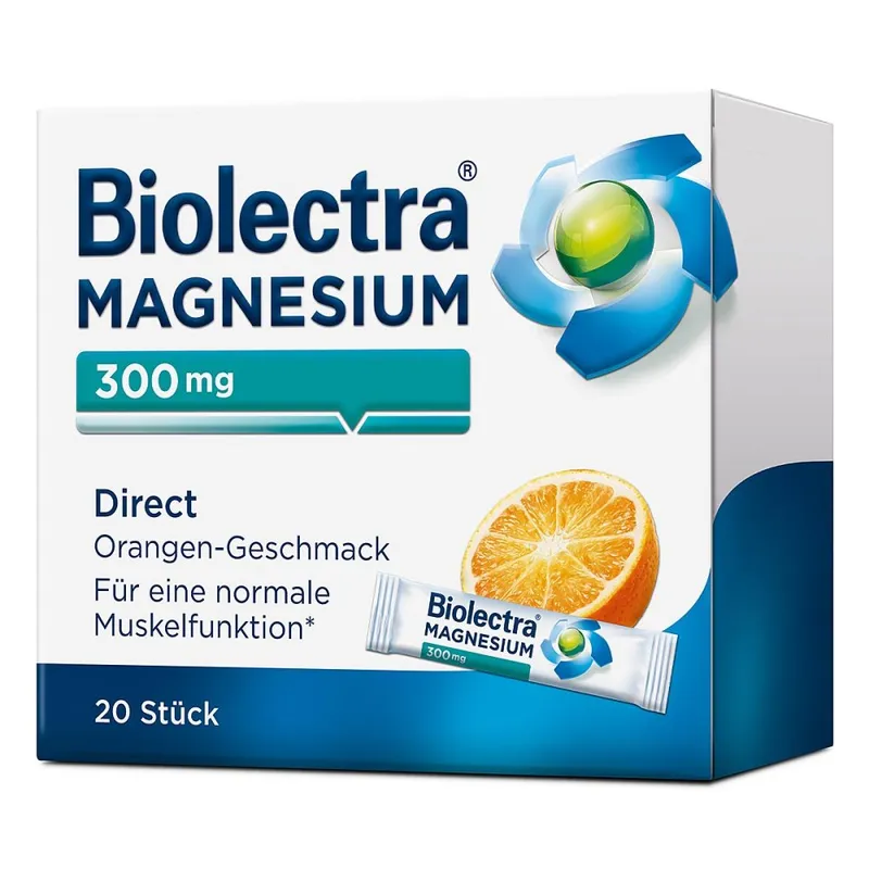 Biolectra Biolectra Magnesium 300 mg Direct Orange – Produktbild 1 von 2