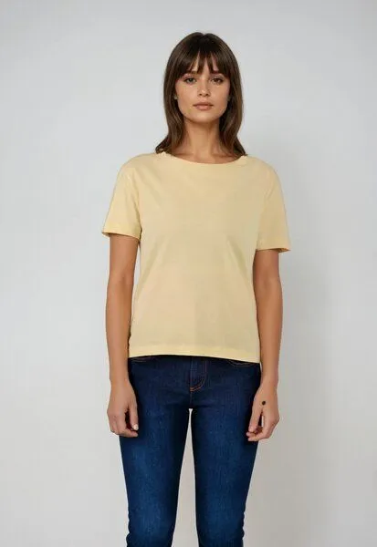 TORLAND TORLAND Damen T-Shirt SERENA, Gelb (butter), – Produktbild 2 von 3