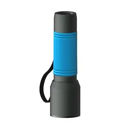 REEVES Taschenlampe REEVES-myFLASH 300, anthrazit/hellblau, Grau / hellblau, – Produktbild 1 von 1