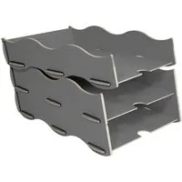 WERKHAUS WERKHAUS Ablage Box (stapelbar), Dunkelgrau, – Produktbild 1 von 1