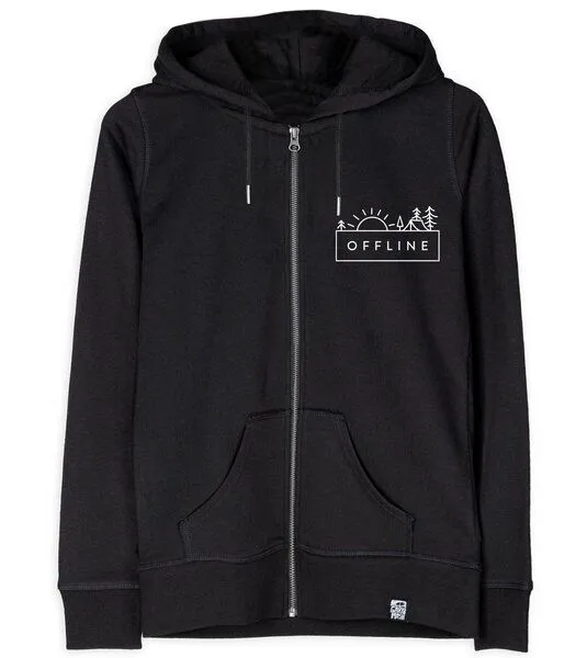 Gary Mash GARY MASH Herren-Zipjacke mit Kapuze Offline, Schwarz, – Produktbild 2 von 4
