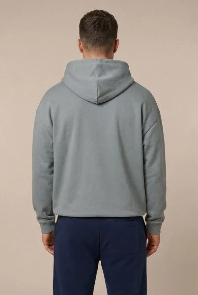 THE FACE OF ELEMENTS The Face of Elements Flow - Relaxed Fit Hoodie aus 100% Bio-Baumwolle, Stone (grau), – Produktbild 3 von 3