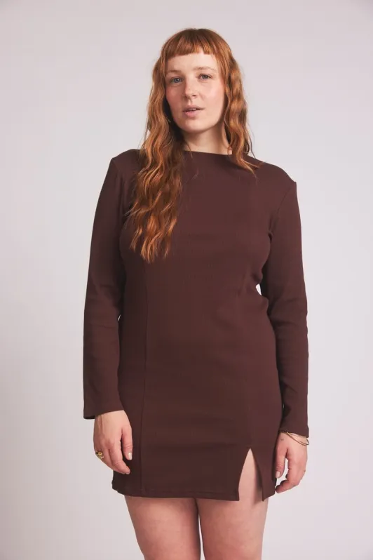 Baìge the Label Baìge the Label Damen vegan Kleid Brandi, Braun, – Produktbild 2 von 2