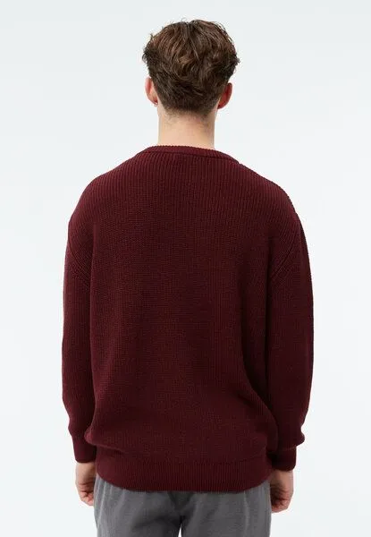 Givn Berlin Givn Berlin Strickpullover Brendan, Burgundy, – Produktbild 2 von 4