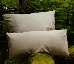 noca noca Terra, klimapositiver Kissenbezug aus 100% Bio-Baumwolle, Braun Melange – Produktbild 1 von 1