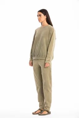 RAVENS VIEW IBIZA RAVENS VIEW IBIZA Damen vegan Sweatshirt Ona Efeu Grün – Produktbild 1 von 1