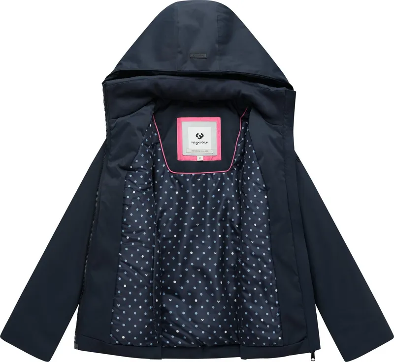 ragwear ragwear Funktionsjacke Annona Y Warme Damen Winterjacke mit weit nach vorn gezogener Kapuze, Blau, – Produktbild 1 von 4