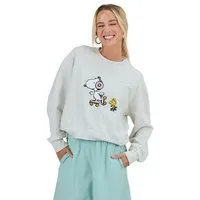 Brava Fabrics Brava Fabrics Sweatshirt Peanuts Roller, Ecru, – Produktbild 1 von 1