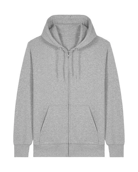 Kultgut Pro Earth- Hochwertiger Biofair - Kapuzenzipper / Kultgut, Hellgraumeliert, – Produktbild 1 von 3