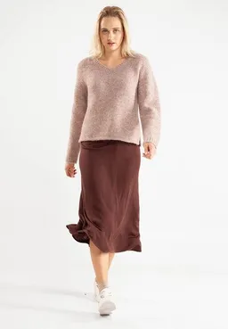 Alma & Lovis Alma & Lovis Midi-Rock aus Tencel und Wolle | Wool-Ten Rock – Produktbild 1 von 1