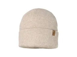 Maximo Baby und Kinder Beanie mit Umschlag Bio-Baumwolle Strick beige-meliert Gr. 55 – Produktbild 1 von 1