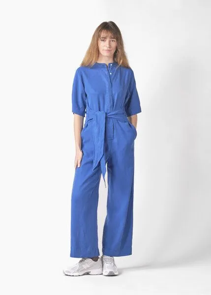 Klitmøller Collective Klitmøller Collective Limona jumpsuit, Blau (surf blue), – Produktbild 1 von 3