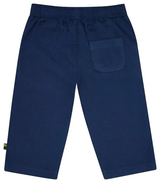 loud + proud loud + proud Babys & Kinder Hose Light Twill, GOTS-zertifiziert, Ultramarine(blau), – Produktbild 1 von 2
